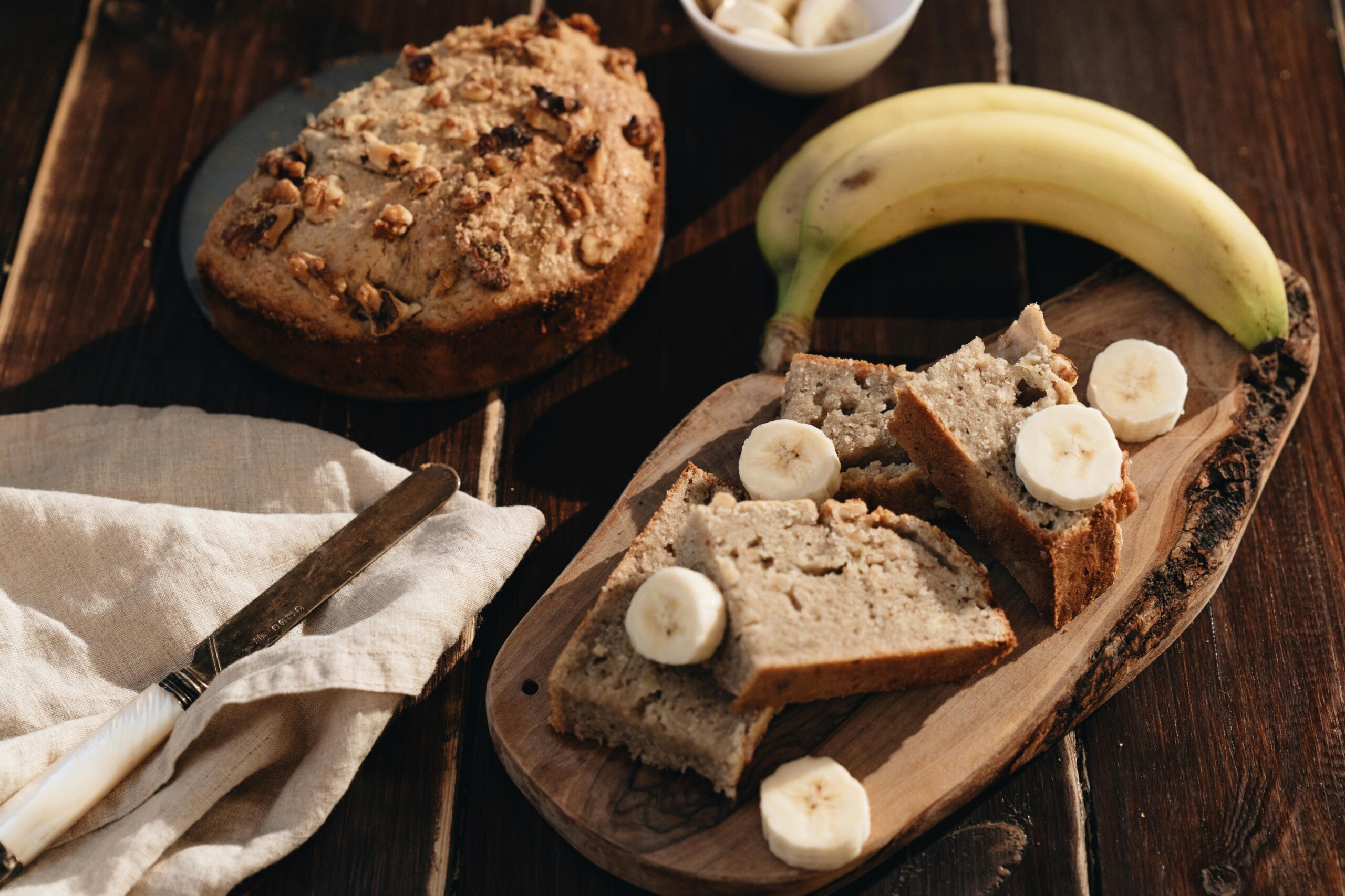 Banana bread recipe. Photo - Pexels