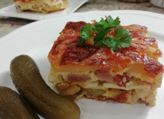 French boulangere potatoes. Photo: Nela