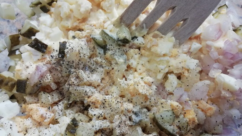 Egg salad recipe. Photo: Nela